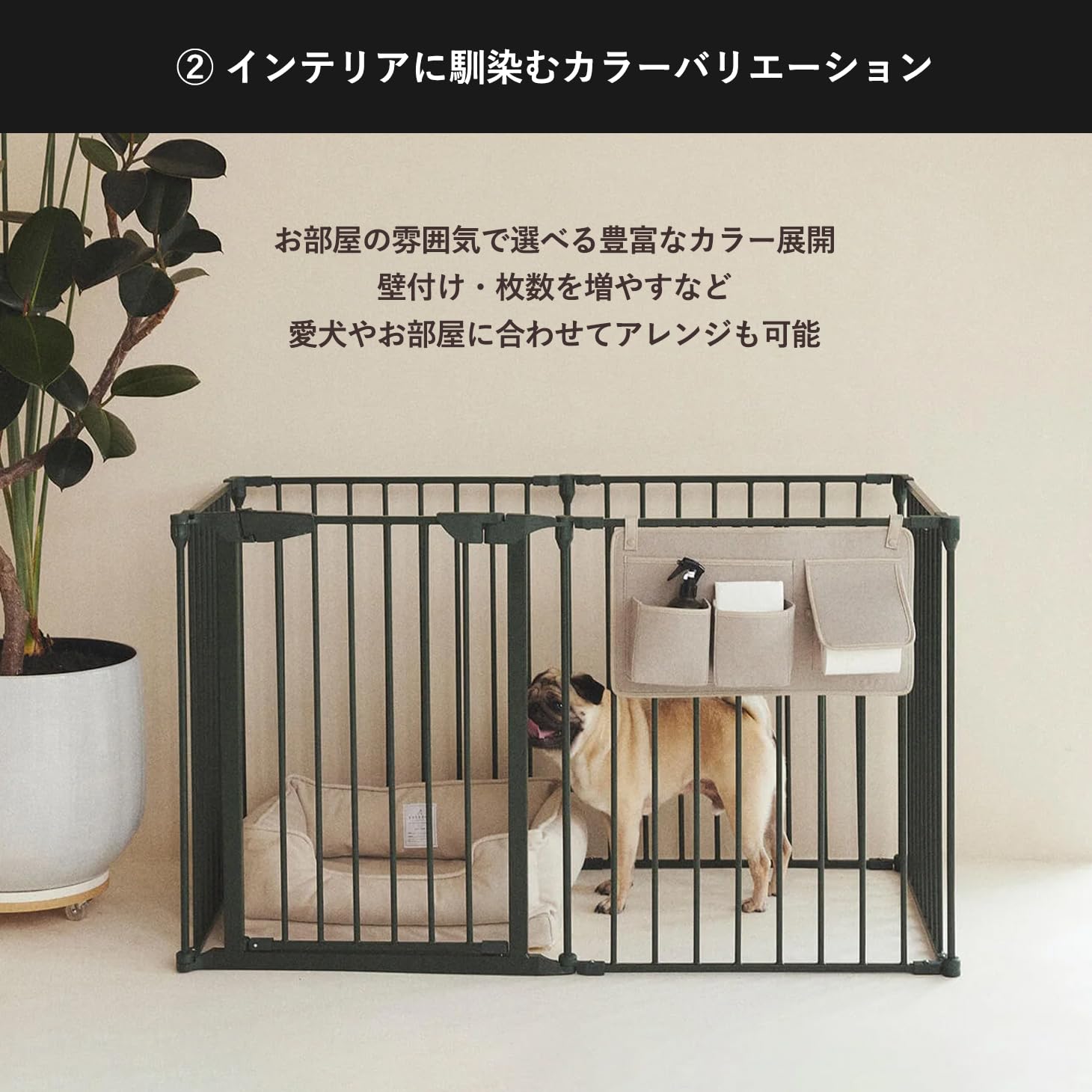 Amazon | [citydog/シティドッグ] シンプルモダンケージ ｜ 犬 ゲージ